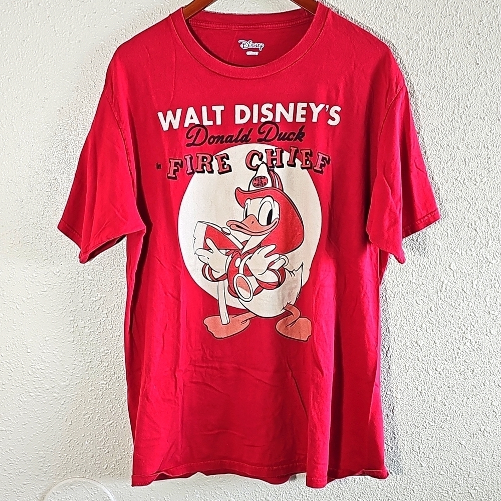 Walt Disney Donald Duck Fire Chief T-Shirt.